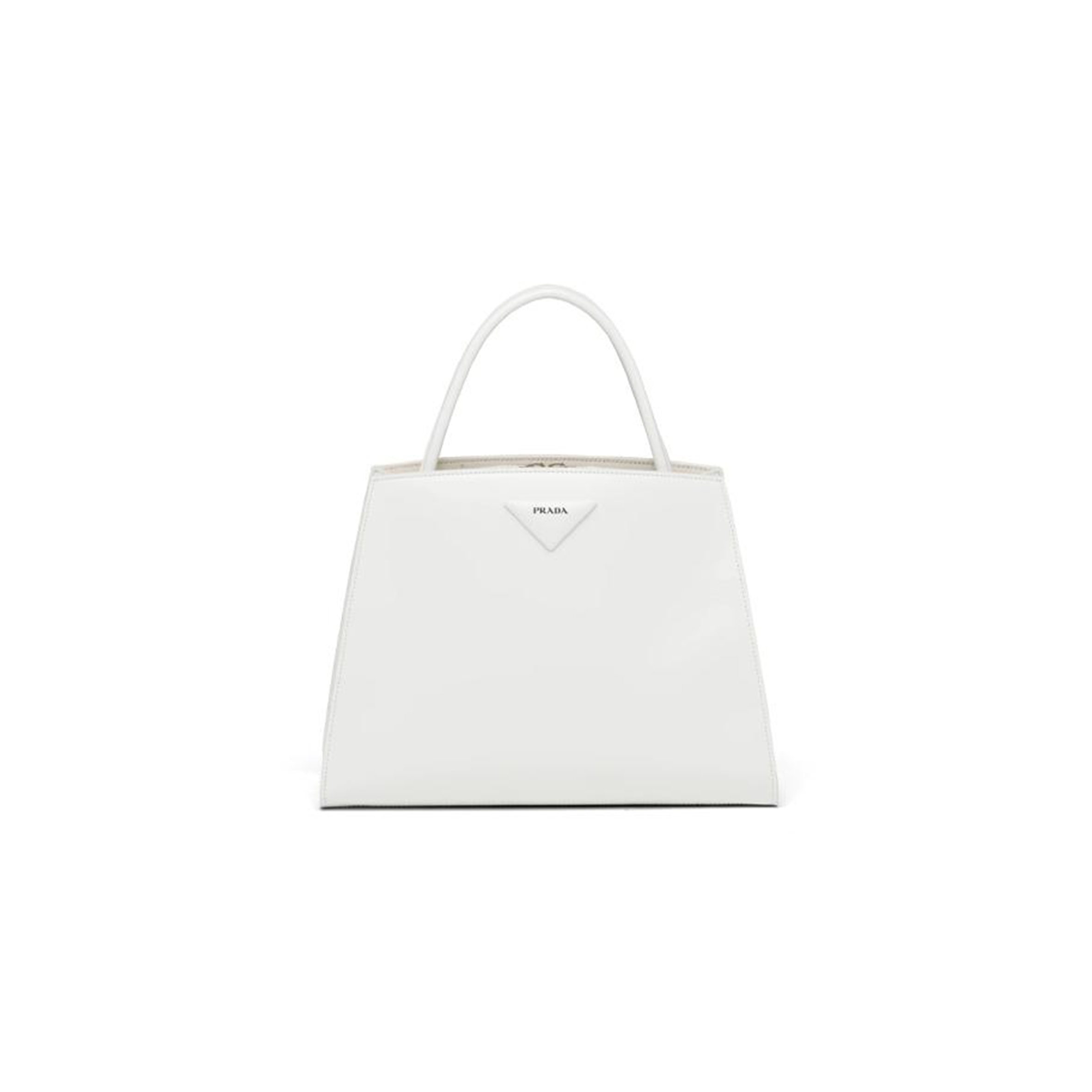 PRADA LEATHER WHITE HANDBAGS 1BA328 (31*23*14.5cm) 